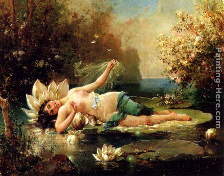 Hans Zatzka A Water Idyll